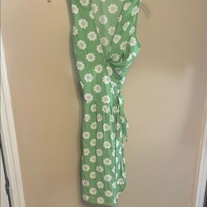 Modcloth Mint Floral Midi Dress